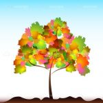 Colourful Abstract Tree